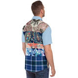 Dolores Park Paisley Button Down Shirt Short Sleeve Button Down Shirt - Thathoodyshop