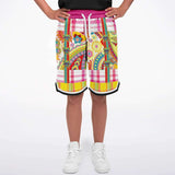 Ashbury Heights Paisley Basketball Shorts Basketball Shorts - Thathoodyshop
