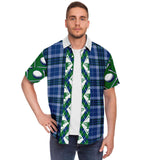 Golf Edinburgh S/S Button Down Shirt Short Sleeve Button Down Shirt - AOP - Thathoodyshop