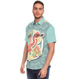 Tallahassee S/S Button Down Shirt Short Sleeve Button Down Shirt - AOP - Thathoodyshop