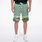 Morning Glory Shorts Basketball Short Rib - AOP - Thathoodyshop