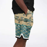 Bon Voyage Basketball Shorts Basketball Short Rib - AOP - Thathoodyshop