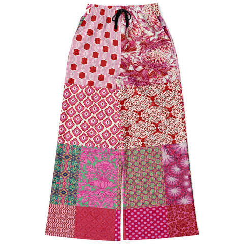 Gypsy Beat Patchwork Stretchy Phat Bellbottoms Wide Leg Pants - Thathoodyshop