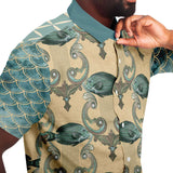 Mermaid's Tale S/S Button Down Shirt Short Sleeve Button Down Shirt - AOP - Thathoodyshop