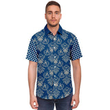 The Regal Beagle S/S Button Down Shirt Short Sleeve Button Down Shirt - AOP - Thathoodyshop