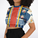Porcelain Fleur Cropped Sweater Cropped Sweater - Thathoodyshop