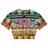 Green Apple Soho Cropped Sweater Cropped Short Sleeve Sweater - Thathoodyshop