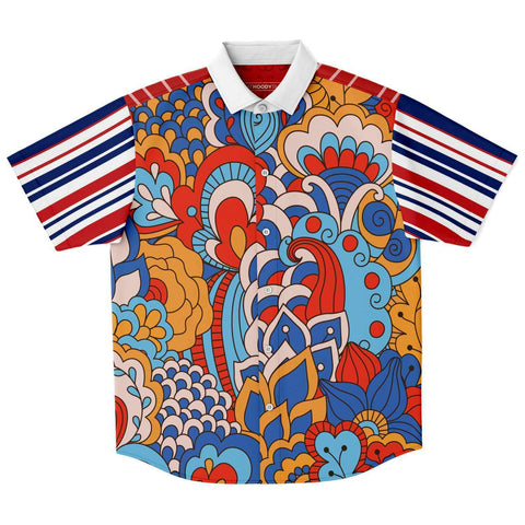 Super Regatta S/S Button Down Shirt Short Sleeve Button Down Shirt - AOP - Thathoodyshop