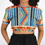 Salsa Time Short Sleeve Cropped Sweater Cropped Short Sleeve Sweatshirt - Thathoodyshop