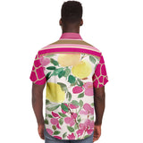Pink Lemonade S/S Button Down Shirt Short Sleeve Button Down Shirt - AOP - Thathoodyshop
