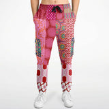Gypsy Beat Pink Patchwork Unisex Joggers Cargo Joggers - Thathoodyshop