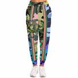 THS Snake Bite Patchwork Camo Fleece Joggers Joggers - Thathoodyshop