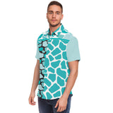 Grand Cayman S/S Button Down Shirt Short Sleeve Button Down Shirt - AOP - Thathoodyshop