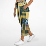 Dauphin Patchwork Stripe Long Pocket Skirt Long Pocket Skirt - Thathoodyshop
