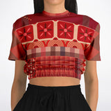 Toscana Red Cropped Sweater Cropped Sweater - Thathoodyshop