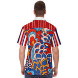 Super Regatta S/S Button Down Shirt Short Sleeve Button Down Shirt - AOP - Thathoodyshop