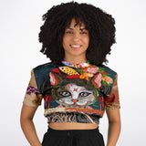 Sushi Boat Cropped Sweater Cropped Sweater - Thathoodyshop
