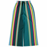 Green Calypso Striped Stretchy Phat Bellbottoms Bellbottoms - Thathoodyshop