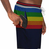 Royal Navy Rainbow Stripe Fleece Joggers Joggers - Thathoodyshop
