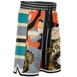 Dance Steps Pinstripe Basketball Shorts Basketball Shorts - Thathoodyshop