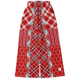 Red Tide Plaid Stretchy Phat Bellbottoms Bellbottoms - Thathoodyshop