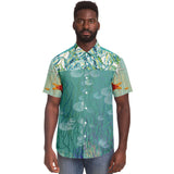 My Little Mermaid S/S Button Down Shirt Short Sleeve Button Down Shirt - AOP - Thathoodyshop