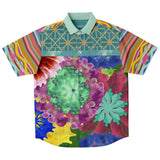 Glorious Breeze S/S Button Down Shirt Short Sleeve Button Down Shirt - AOP - Thathoodyshop
