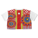 Hippy-Dippy Crop Jersey Cropped Football Jersey - Thathoodyshop