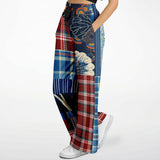 Andromeda Blue Hobo Patchwork Bellbottoms Flare Leg Pants - Thathoodyshop