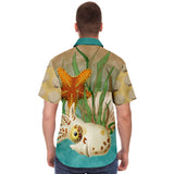 Atlantis LTD S/S Button Down Shirt Short Sleeve Button Down Shirt - AOP - Thathoodyshop
