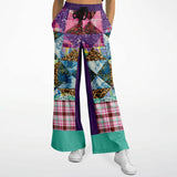 Gypsy Queen Purple Flare Leg Joggers Athletic Flare Jogger - AOP - Thathoodyshop