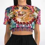 Princess Tea Time Cropped Sweater Cropped Sweater - Thathoodyshop