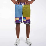 Hampton Plaid Basketball Shorts Basketball Short Rib - AOP - Thathoodyshop
