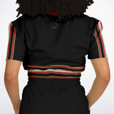 Gold Line Doubles Cropped Sweater Cropped Sweater - Thathoodyshop