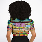 Green Apple Soho Cropped Sweater Cropped Short Sleeve Sweater - Thathoodyshop