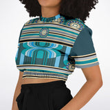 Balanced Life Cropped Sweater Cropped Short Sleeve Sweater - Thathoodyshop