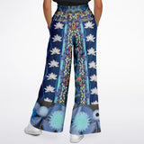 Dahlia Lama Flare Leg Joggers Athletic Flare Jogger - AOP - Thathoodyshop