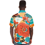 My Geo Life S/S Button Down Shirt Short Sleeve Button Down Shirt - AOP - Thathoodyshop