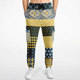 Dauphin Patchwork Stripe Unisex Cargo Joggers Athletic Cargo Sweatpants - AOP - Thathoodyshop