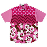 Shangri-La S/S Button Down Shirt Short Sleeve Button Down Shirt - AOP - Thathoodyshop