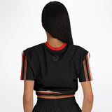 Gold Line Doubles Cropped Sweater Cropped Sweater - Thathoodyshop