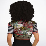Remembering Woodstock Floral Cropped Sweater Cropped Sweater - Thathoodyshop