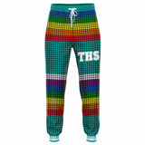 Green Mosaic OG San Diego Fleece Joggers Joggers - Thathoodyshop