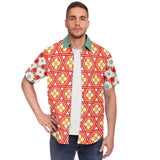 Tokyo Sunset S/S Button Down Shirt Short Sleeve Button Down Shirt - AOP - Thathoodyshop