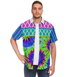 Slices of Lime S/S Button Down Shirt Short Sleeve Button Down Shirt - AOP - Thathoodyshop