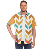 Daybreak S/S Button Down Shirt Short Sleeve Button Down Shirt - AOP - Thathoodyshop