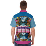 Gypsy Queen Purple Button Down Shirt Short Sleeve Button Down Shirt - Thathoodyshop