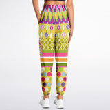 Hello Janis! Circus Patchwork Unisex Fleece Cargo Sweats Cargo Sweatpants - Thathoodyshop