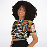 Versailles Cropped Sweater Cropped Short Sleeve Sweater - Thathoodyshop