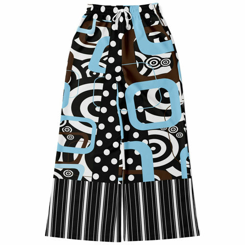 Pacific Palisades Retro Print Bellbottoms Flare Leg Pants - Thathoodyshop